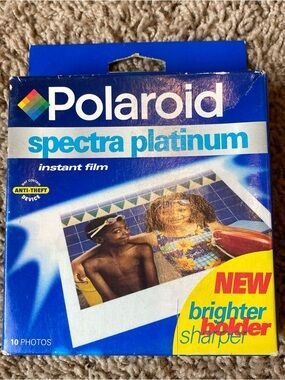 VINTAGE POLAROID SPECTRA PLATINUM INSTANT FILM SEALED EXPIRED 1999